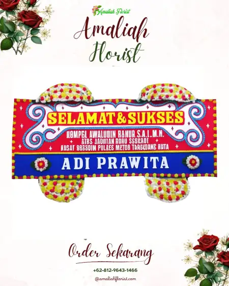 Papan Bunga Ucapan Selamat Selokerto